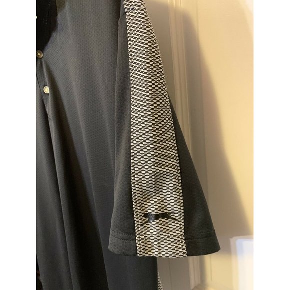 Slazenger Golf Polo Men’s Sz 2XL Black Golf Shirt‎ - Picture 5 of 7